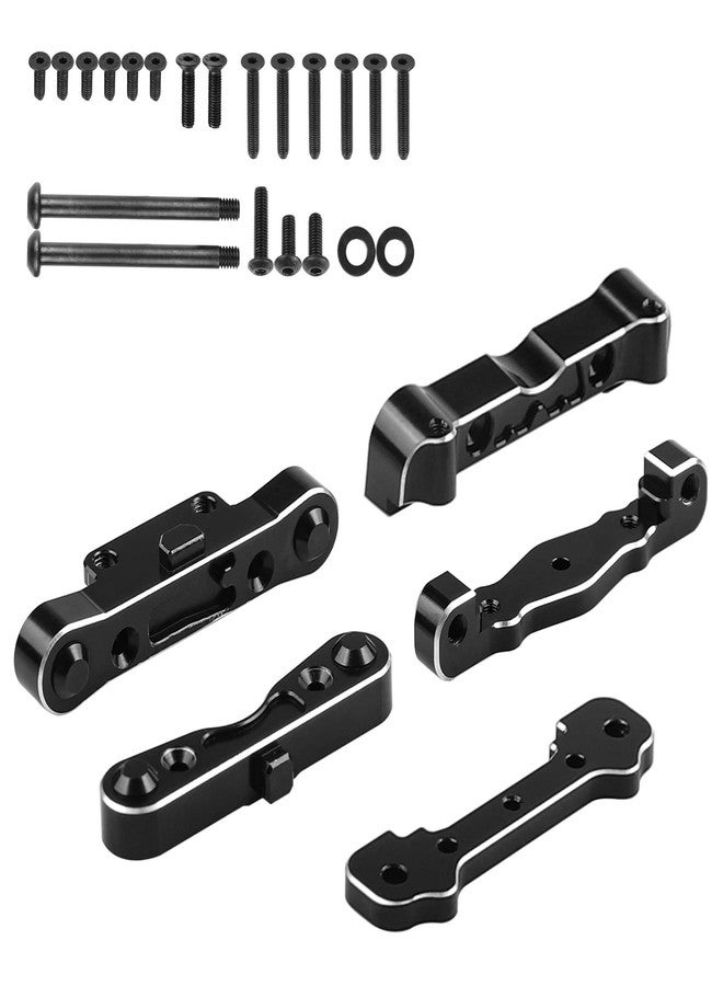 Aimrock Pack-5 Aluminum Rear/Front Lower Arm Suspension Hanger Mount Upgrades Set for AR330378 AR330379 1/7 Felony Infraction Limitless Mojave, 1/8 Karton Notorious Outcast Typhon Talion (Black) - Image 1